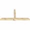 Ekena Millwork Eugene Rough Sawn Timber Gable Bracket, Douglas Fir, 96"W x 48"H x 6"D x 6"F, 12/12 Pitch GBW096X48X0606EUG00RDF - alternate 2
